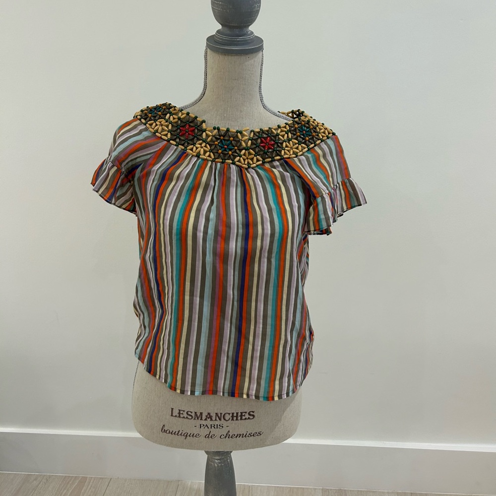 Vintage beaded top